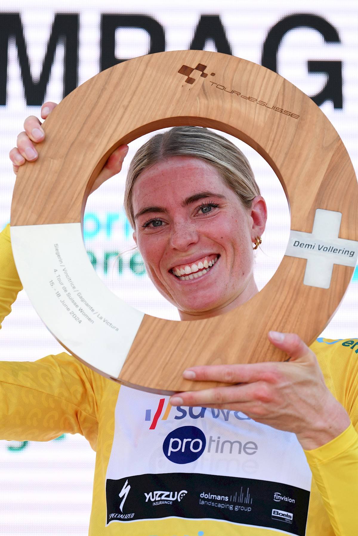 Demi Vollering triumphs for third time in Tour of Switzerland and takes